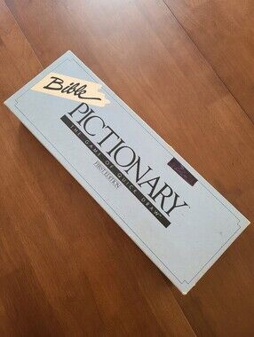 Bible Pictionary Board Game First Edition @1987 Ages 10+ & 3 to 16 Players
